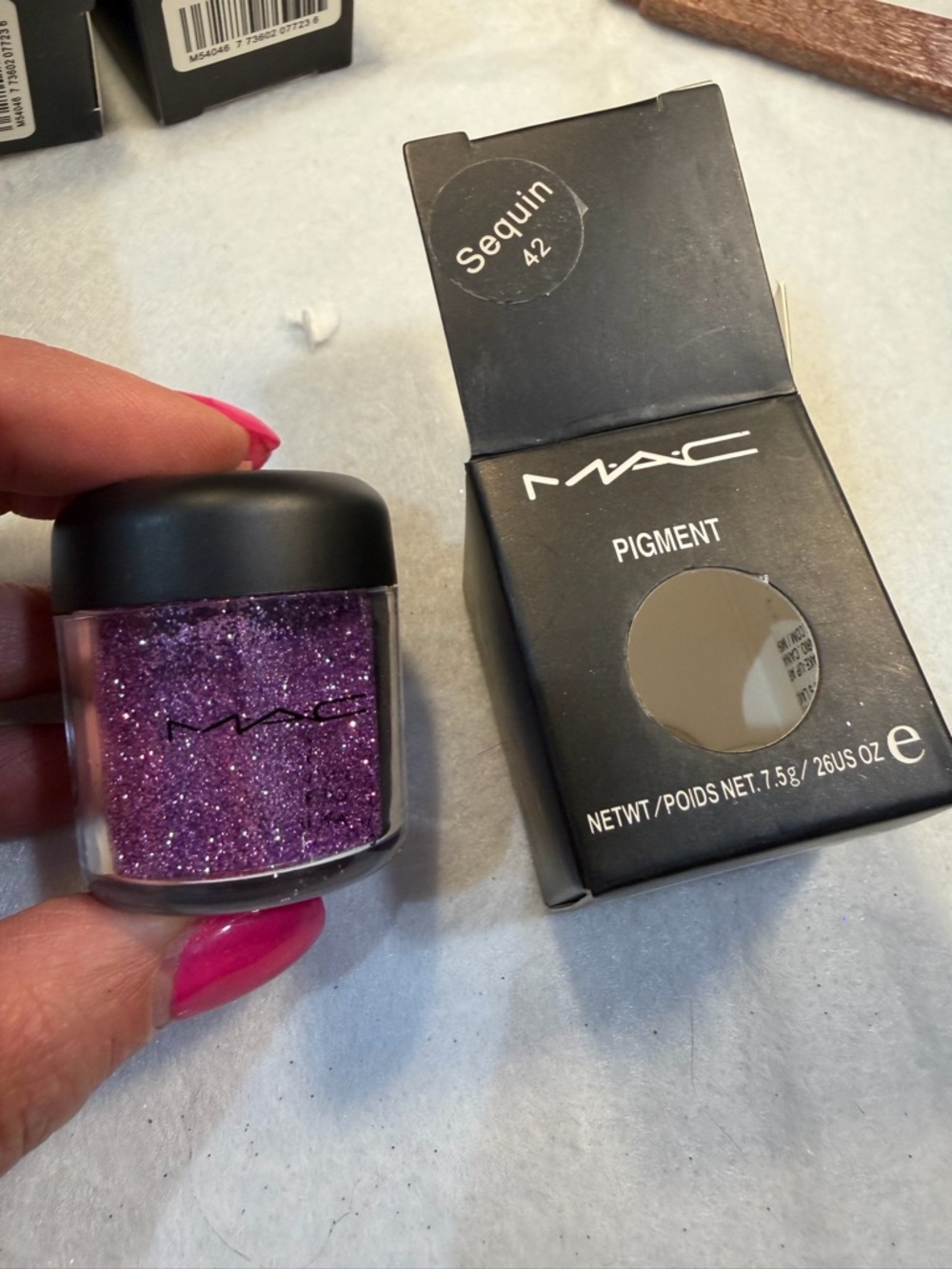 MAC Cosmetics Pigment Loose Eye Shadow - Sequin 42 Purple New